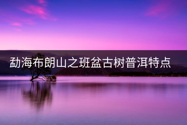 勐海布朗山之班盆古樹普洱特點(diǎn)介紹 勐海布朗山之班盆古樹普洱特點(diǎn)介紹
