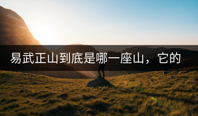 易武正山到底是哪一座山，它的含義你了解嗎？