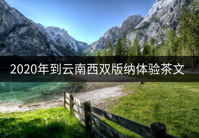 2020年到云南西雙版納體驗(yàn)茶文化旅游! 2020年到云南西雙版納體驗(yàn)茶文化旅游!