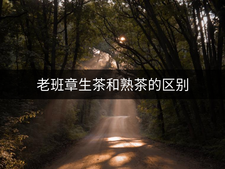 老班章生茶和熟茶的區(qū)別 老班章生茶和熟茶的區(qū)別