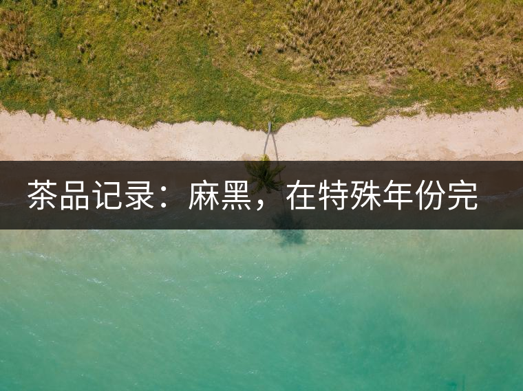 茶品記錄：麻黑，在特殊年份完成的心愿