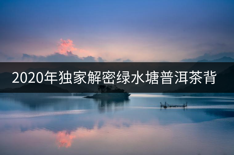 2020年獨(dú)家解密綠水塘普洱茶背后的真相-易武中聘號