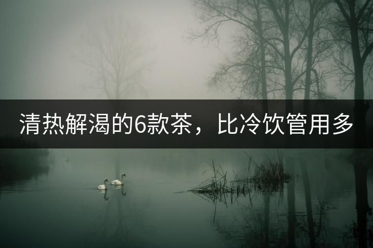 清熱解渴的6款茶，比冷飲管用多了！