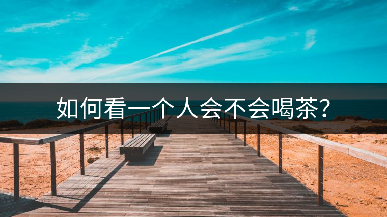 如何看一個(gè)人會(huì)不會(huì)喝茶？