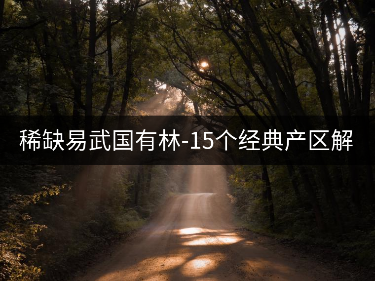 稀缺易武國有林-15個(gè)經(jīng)典產(chǎn)區(qū)解讀 稀缺易武國有林-15個(gè)經(jīng)典產(chǎn)區(qū)解讀