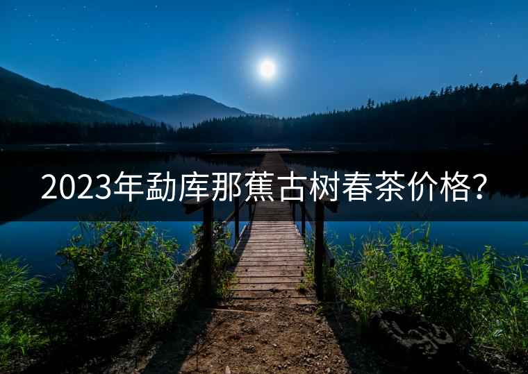2023年勐庫(kù)那蕉古樹春茶價(jià)格？